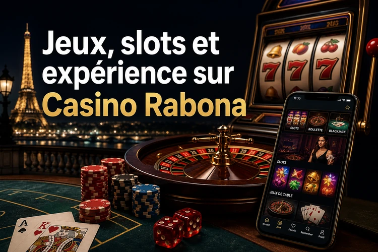 Jeux, slots et expérience sur Casino Rabona